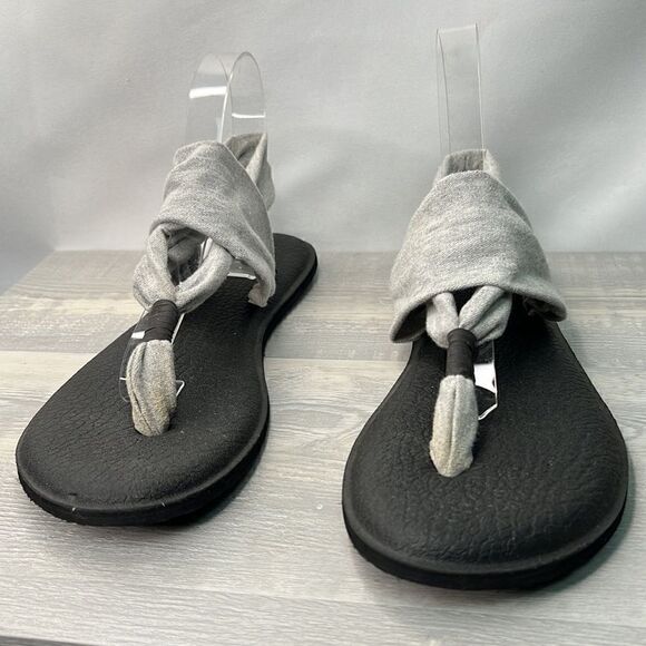 Sanuk gray women’s sandals size 10 - Picture 2 of 8